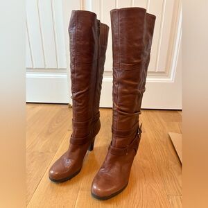 Guess Farnellis Brown/Tan Leather Boots